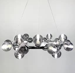 Підвісна люстра Arte Lamp Bolla Line.F MJ 17-750 CH+GR - мініатюра 2