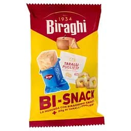 Снек з крекерами Biraghi Bi-Snack 16.67г + Taralli Pugliesi 20 г
