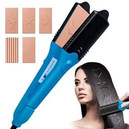 Плойка-випрямляч для волосся зі змінними насадками HAIR STYLE XL-619 Праска з керамічним покриттям - мініатюра 3