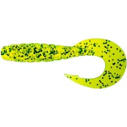 Силікон FishUP Mighty Grub 4.5" #026 - Flo Chartreuse/Green (4 шт/уп)