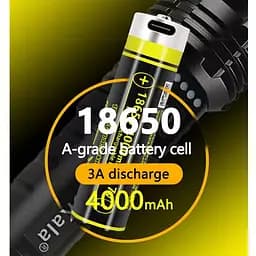 Акумулятор 18650 LiitoKala 4000mAh li-ion зарядка Type-C (USB-King4000) - мініатюра 7