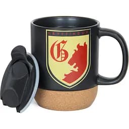 Кухоль керамічний Warner Bros. Harry Potter Gryffindor з кришкою та підставкою 340 мл чорний (55001784) - мініатюра 2