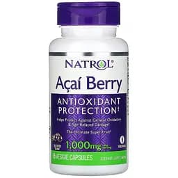 Ягоды Асаи Natrol 1000 мг 75 капсул (NTL05576)