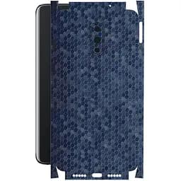 Защитная пленка StatusSKIN для OnePlus 7 Корпус Винил Соты синие