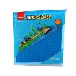 Конструктор Sluban M38-B0833 — Ігрове поле 25.5x25.5 см для настільних та розвивальних ігор, синій