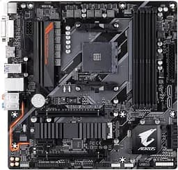 Материнская плата Gigabyte B450 Aorus M (B450 Aorus M) (Socket AM4, AMD B450, ATX) Б/у