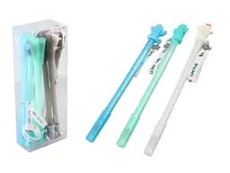 Ручка гелева Кактус із петлею, синя, 12 шт., 13336(587)