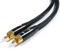 Міжблоковий кабель аналоговий інтерконнетект 2xRCA-2xRCA Melodika MD2R-D15 Purple Cable 1.5m