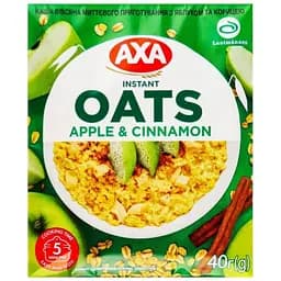 Каша вівсяна AXA з яблуком і корицею 60 г