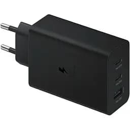 Мережевий зарядний пристрій Samsung 65W Power Adapter Trio (w/o cable) EP-T6530NBEGEU Black (6972206)