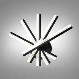Стельова LED-люстра Diasha MX3072/5BK, багатолінійна геометрія, Ø62 см, 70 W