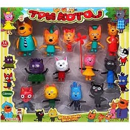 Игровой набор Bambi Три Кота 13 фигурок PS663