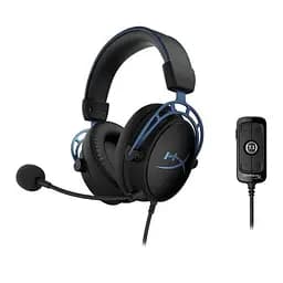 Ігрова гарнітура HyperX Cloud Alpha S 3.5 мм/USB Black/Blue (HX-HSCAS-BL/WW) - мініатюра 3