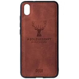 Чохол-накладка Toto Deer Shell With Leather Effect Case Xiaomi Redmi 7A Brown