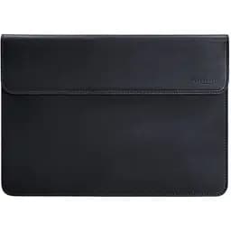 Шкіряний чохол-конверт BlankNote на магнітах для MacBook 15-16 дюйм Синій Crazy Horse