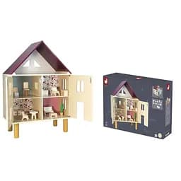 Janod Игровой набор Кукольный дом трехэтажный