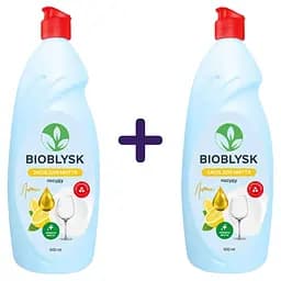 Засіб для миття посуду BioBlysk Лимон 1 л. (500 мл х 2 шт.)