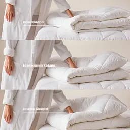 Дитяча ковдра Cosas з натуральної бавовни 4 сезони 90х90 см White CS1 біла (Quilt_90х90_DSeason-SiliSoftPuff) - мініатюра 6