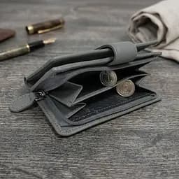Жіночий гаманець з натуральної шкіри Tony Perotti New Rainbow 1654 grigio (90081) Сірий - мініатюра 5