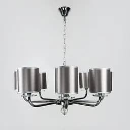 Люстра-підсвічник на 8 абажурів пастельного кольору Ø 80 см | Арт. AT 25/8 | Line F