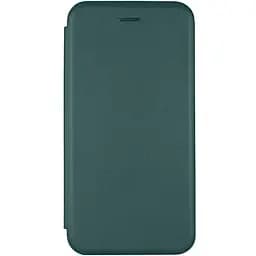 Кожаный чехол-книжка Classy для Apple iPhone 13/14, 6.1 Зеленый