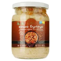 Каша булгур Ярмолинці з м'ясом курки та овочами 550 г (928401)