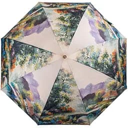 Жіноча складана парасолька механічна Trust 101 см різнобарвна