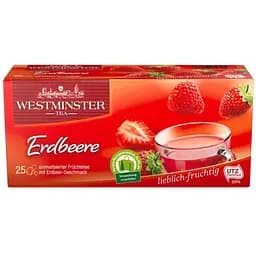 Чай фруктовий Westminster Полуниця, 75 г (25 шт. х 3 г) (895445)