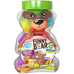 Набор для лепки с воздушным пластилином Lovin Funny Bear 70154