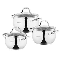 Набір посуду Ardesto Gemini Gemini Vittoria, 3 предмета (AR1906GSS)