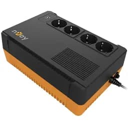Источник бесперебойного питания (ИБП) UPS nJoy Soter со стабилизатором AVR 600VA 360W Lin.int. 4 x Schuko USB