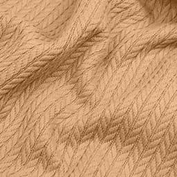 Плед-покривало Cosas Knitted Braid Sand косичка 160х230 см (Blanket_27Sand_KnittedBraid_160x230) - мініатюра 4
