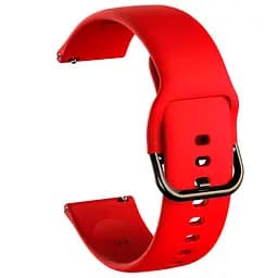 Силіконовий ремінець Watchbands червоний для Samsung Galaxy Watch Active - розмір S (WB0021NORMALREDINA1) - мініатюра 2
