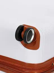 Валіза велика L ABS-пластик Worldline Airtex 629 76×52×30см 110л Біла - мініатюра 12