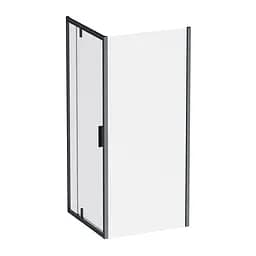 Душове огородження 1/4 Round AM.PM Gem 90×90 см, без піддону, хром профіль W90UG-401-9090-MT