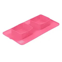 Миска складана Waudog Silicone385х230х50 мм рожевий - мініатюра 3