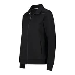 Кофта CMP Women's Zip-Up Sweatshirt in Stretch Cotton Black S (1097-31D4266-U901 38) - мініатюра 2