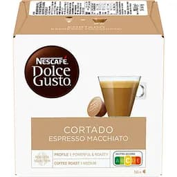 Набір кави в капсулах Nescafe Dolce Gusto Cortado Espresso Macchiato 302.4 г (3 пак. x 100.8 г) - мініатюра 3