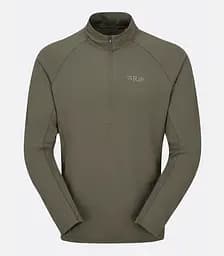 Футболка чоловіча Rab Sonic LS Zip Man M Хакі - мініатюра 2