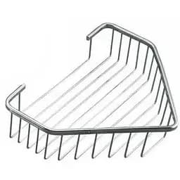 Полка угловая Frap 240x55мм F335 2/40, Хром