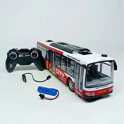 Автобус на радиоуправлении City Bus, 36 см, с подсветкой, аккумулятор, 666-695NA (В ассортименте)