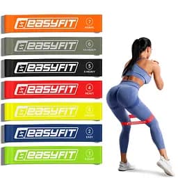 Резинки для фітнесу EasyFit набір з 7 штук - мініатюра 2