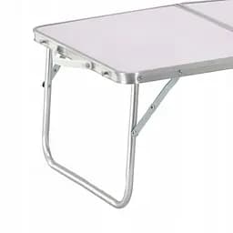 Стіл туристичний Chomik Garden Line HOLMEN 60x40x26,5см складаний білий - мініатюра 4