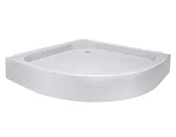 Набір Lidz Душова кабіна Latwa SC80x80.SAT.LOW.GR, напівкругла, скло тоноване 4 мм + Душовий піддон Kapielka ST80x80x15 - мініатюра 10