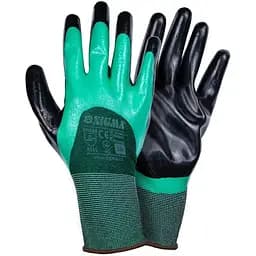 Рукавички трикотажні Sigma з подвійним нітриловим покриттям 9443601