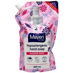 Рідке мило Mayeri гіпоалергенне Квітковий аромат запасний блок 900 мл