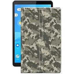 Чехол StatusCASE из экокожи для планшета Lenovo M8 TB-8705f Хаки-зеленый