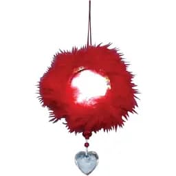 Підвіска ялинкова Yes! Fun Дзеркало 14 см червона (800377)