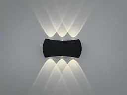 Фасадний LED світильник білий 4 промені 4 Вт