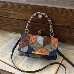 Жіноча сумка через плече крос-боді з екошкіри Lilly P2-15119230BL Мультиколор - мініатюра 4